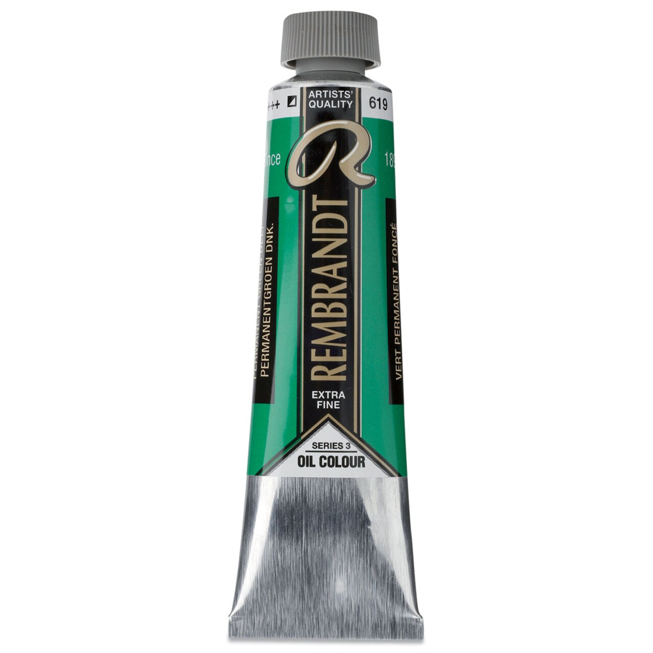 Rembrandt Artists' Oil Color - Permanent Green Deep, 40 ml tube